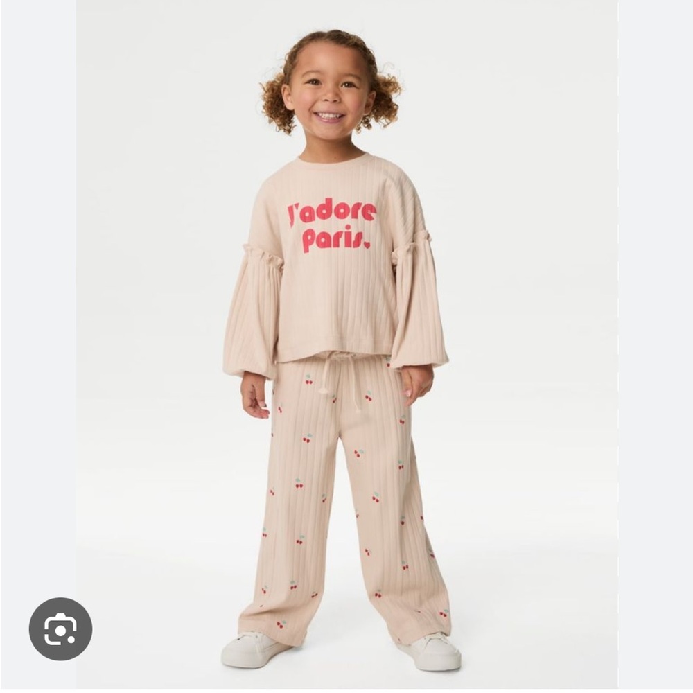 🌸 2 for $20 🌸 M&S J’adore Paris Kids Matching Set
